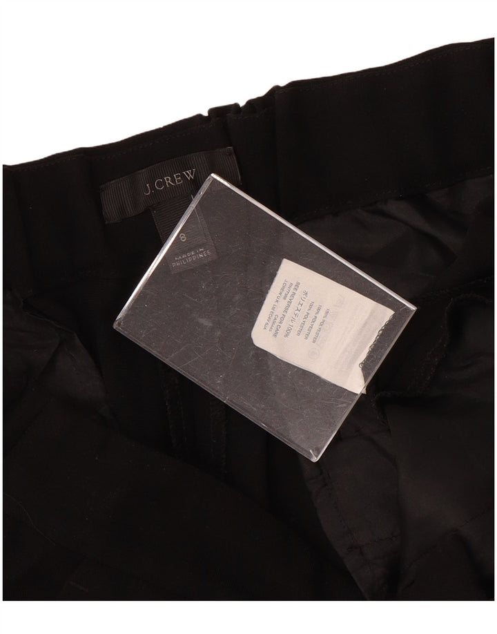 Pantaloni chino conici pentru femei J. CREW US 8 Medium W32 L26 Poliester negru
