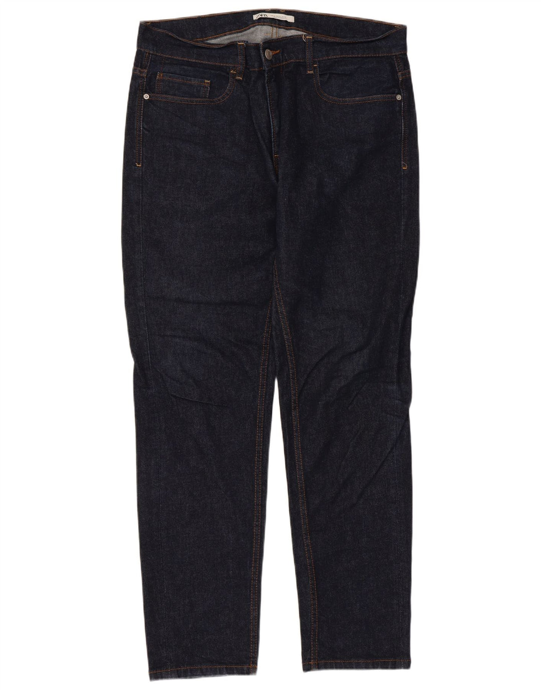 Blugi slim pentru bărbați Zara EU 46 XL W36 L31 Bleumarin