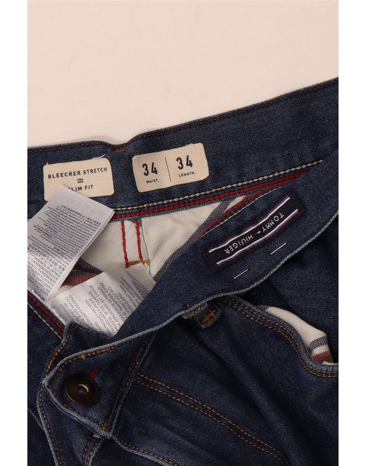 Blugi pentru bărbați Tommy Hilfiger Bleecker Slim W34 L34 Bumbac albastru