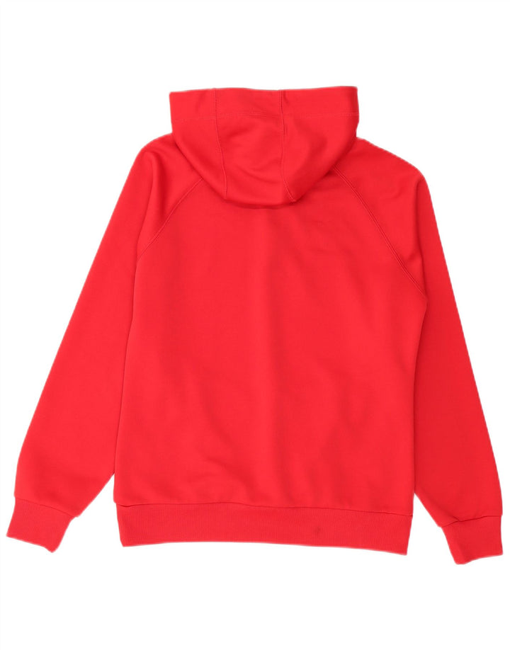 Jumper Hummel pentru bărbați, cu fermoar și gât, roșu mic
