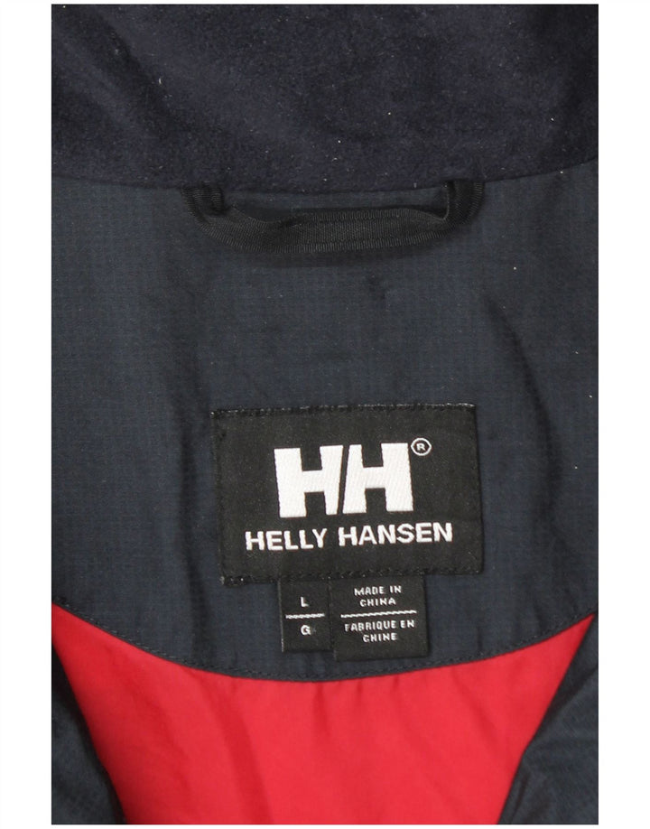 Jachetă de ploaie pentru bărbați Helly Hansen UK 40 mare, albastru bleumarin, nailon color bloc