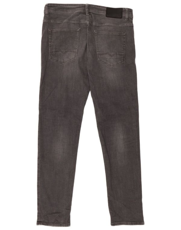 Blugi conici pentru bărbați Hugo Boss W32 L31 gri