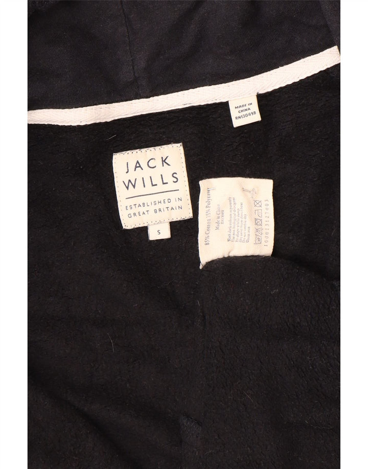 Pulover Jack Wills pentru bărbați, cu fermoar, bumbac, negru