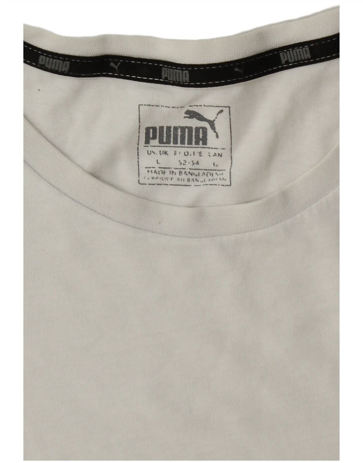 Tricou pentru bărbați Puma Top Large White