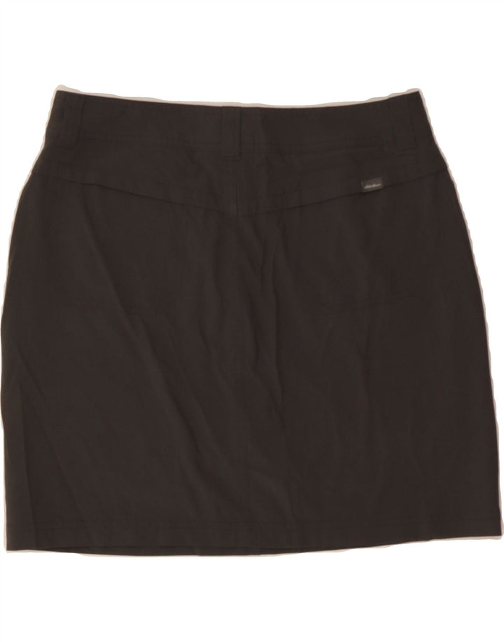 EDDIE BAUER Womens Mini Skirt US 6 Medium W32 Grey Polyester Vintage Eddie Bauer and Second-Hand Eddie Bauer from Messina Hembry 