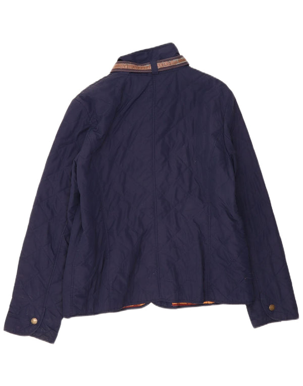 Jachetă matlasată pentru femei Ralph Lauren UK 16 mare poliester bleumarin