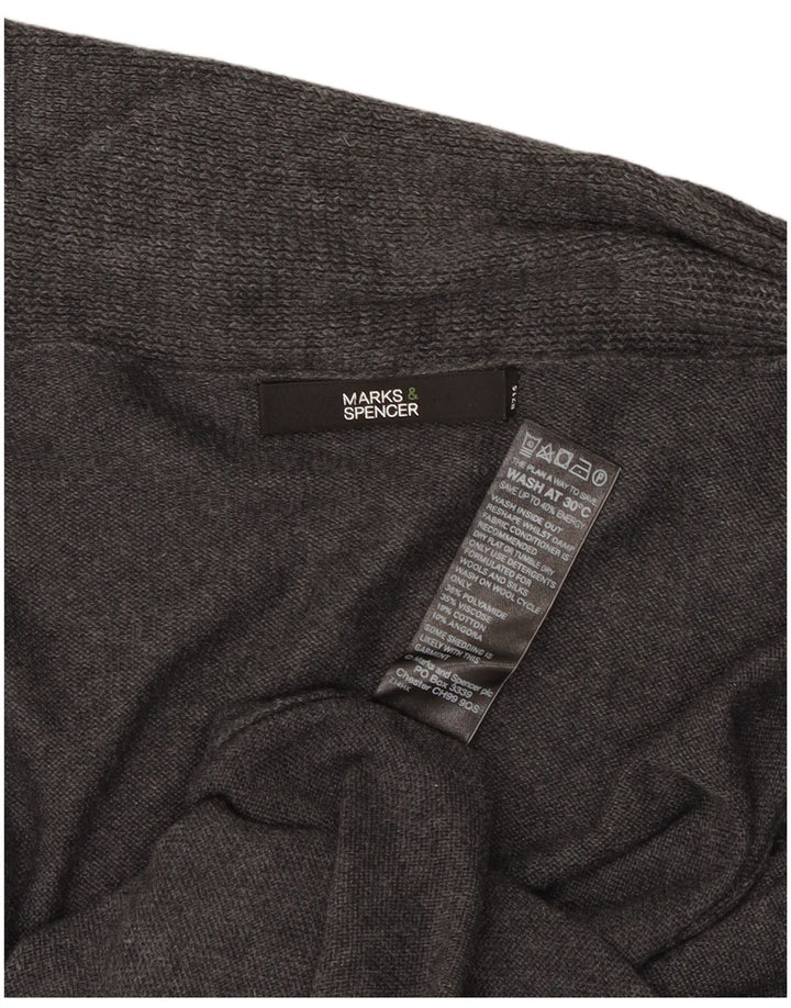 Pulover cardigan deschis pentru femei Marks & Spencer UK 16 mare gri