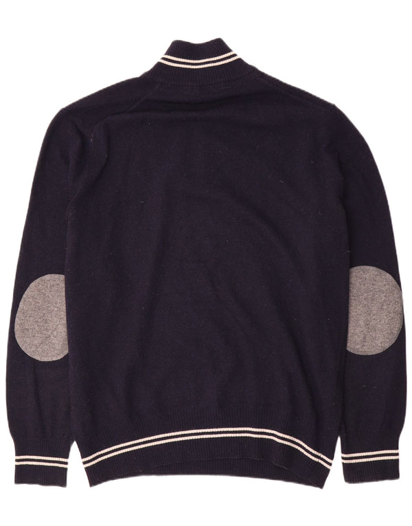 Pulover pentru bărbați North Sails, cu fermoar și gât, 2XL, lână bleumarin