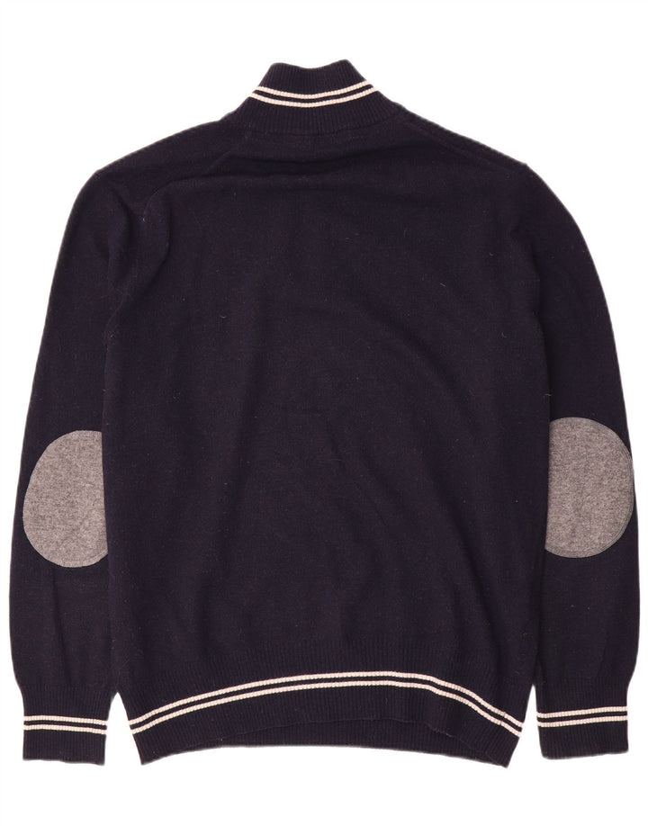 Pulover pentru bărbați North Sails, cu fermoar și gât, 2XL, lână bleumarin