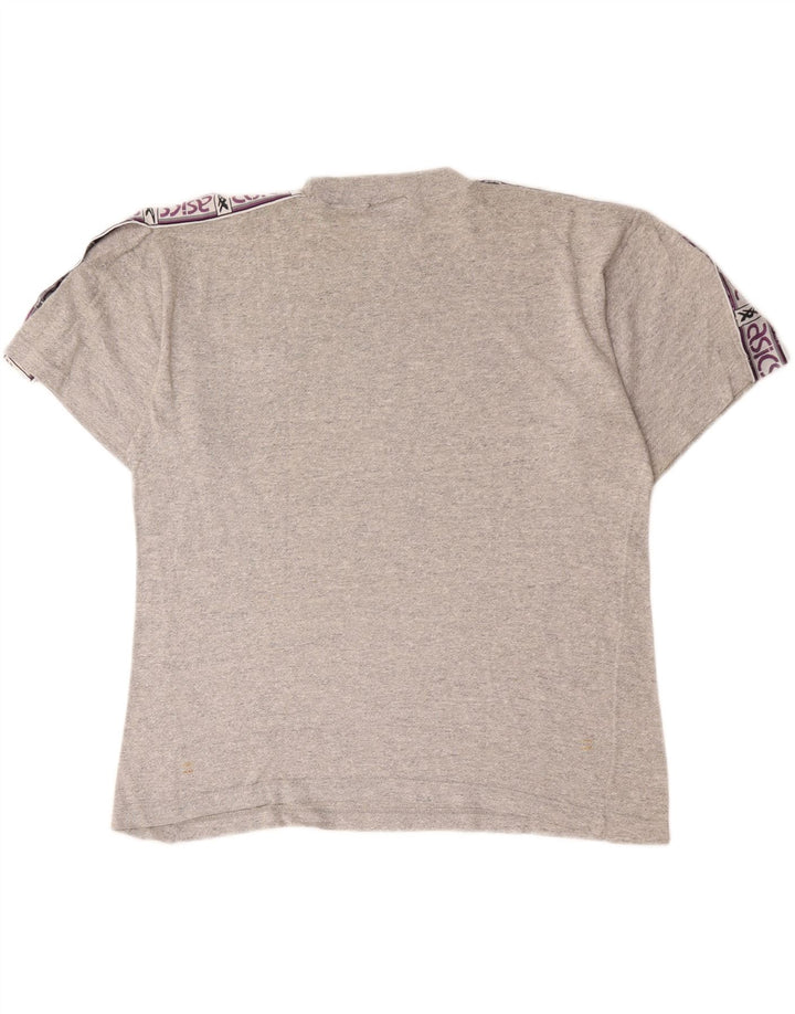 Tricou grafic Asics pentru bărbați Top mediu gri acrilic pete