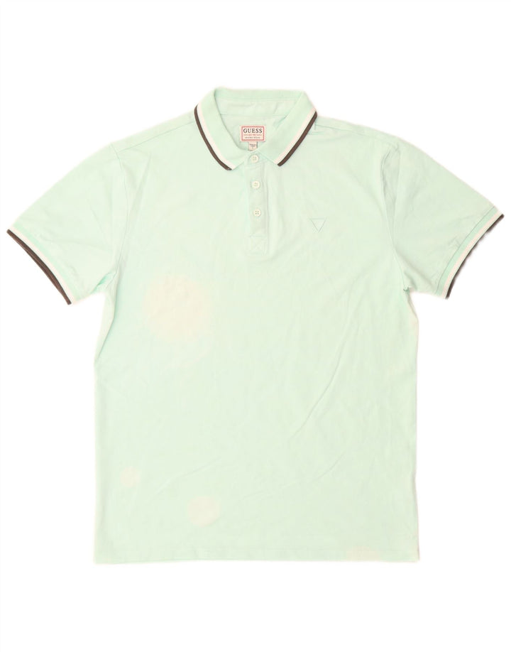 Tricou polo GUESS pentru bărbați, verde mic