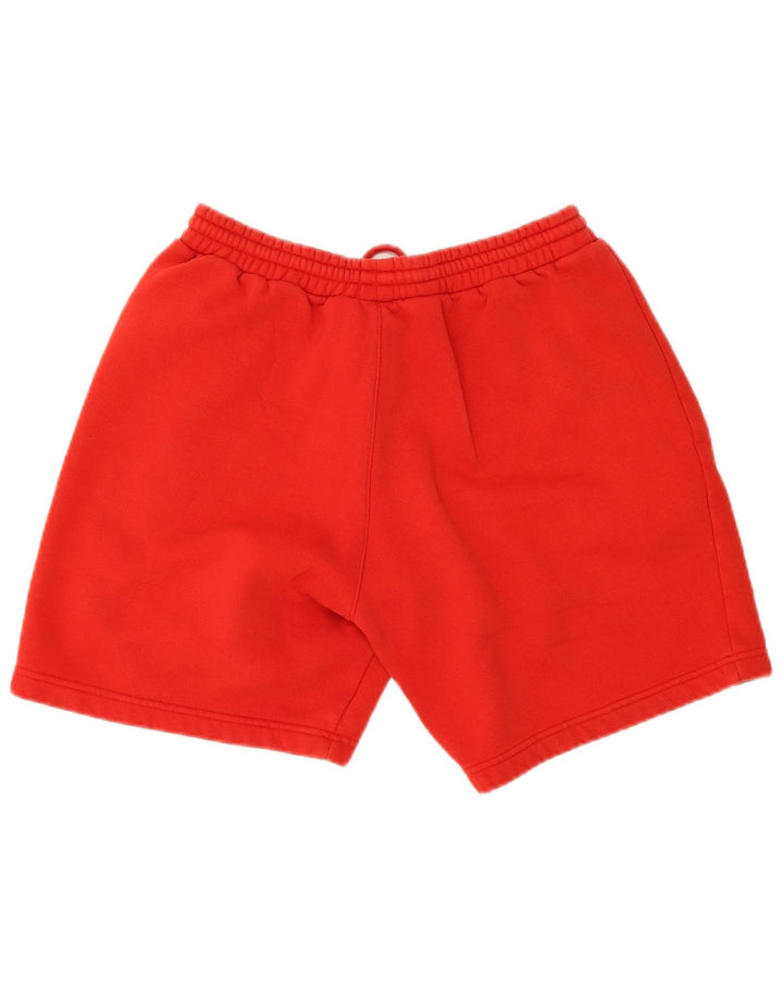 Pantaloni scurți sport Adidas pentru bărbați, bumbac roșu mare