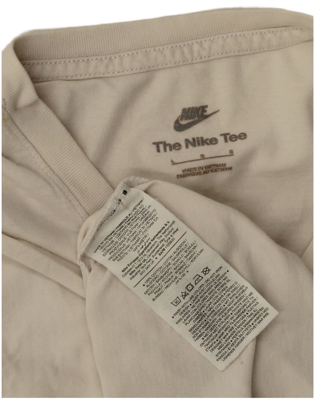 Tricou pentru bărbați NIKE Top mare, alb, bumbac