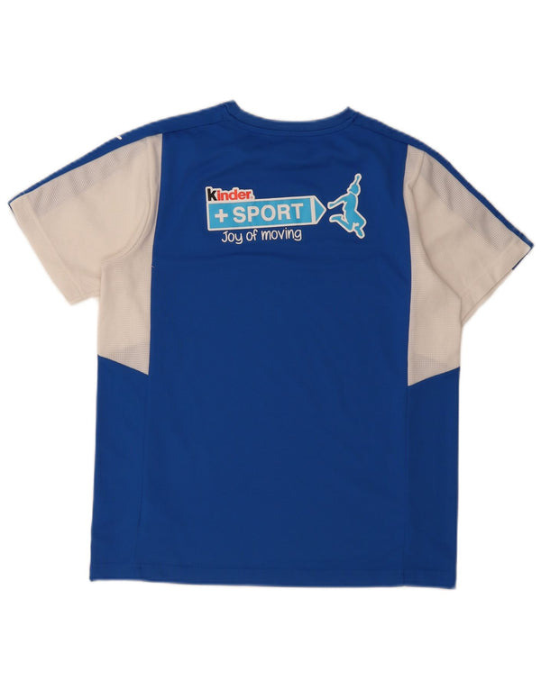 Tricou grafic Puma Italia pentru băieți Top 15-16 ani 2XL Albastru Colorblock