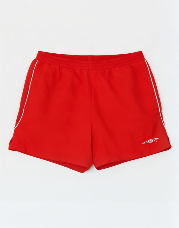 Pantaloni scurți sport pentru bărbați Umbro XL poliester roșu