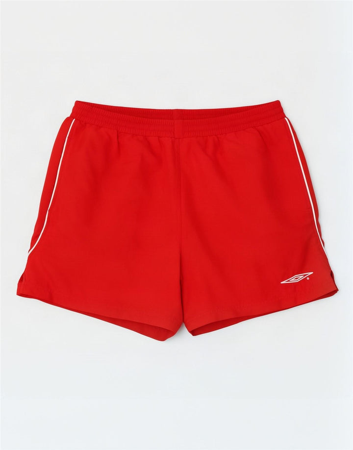 Pantaloni scurți sport pentru bărbați Umbro XL poliester roșu