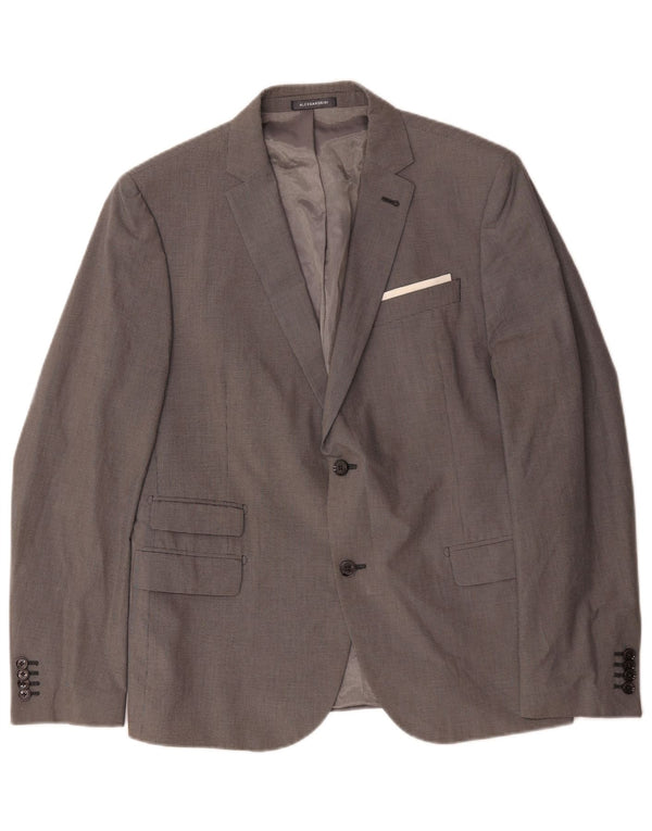 Jachetă blazer pentru bărbați Daniele Alessandrini, cu 2 nasturi, IT 52 XL, gri Houndstooth