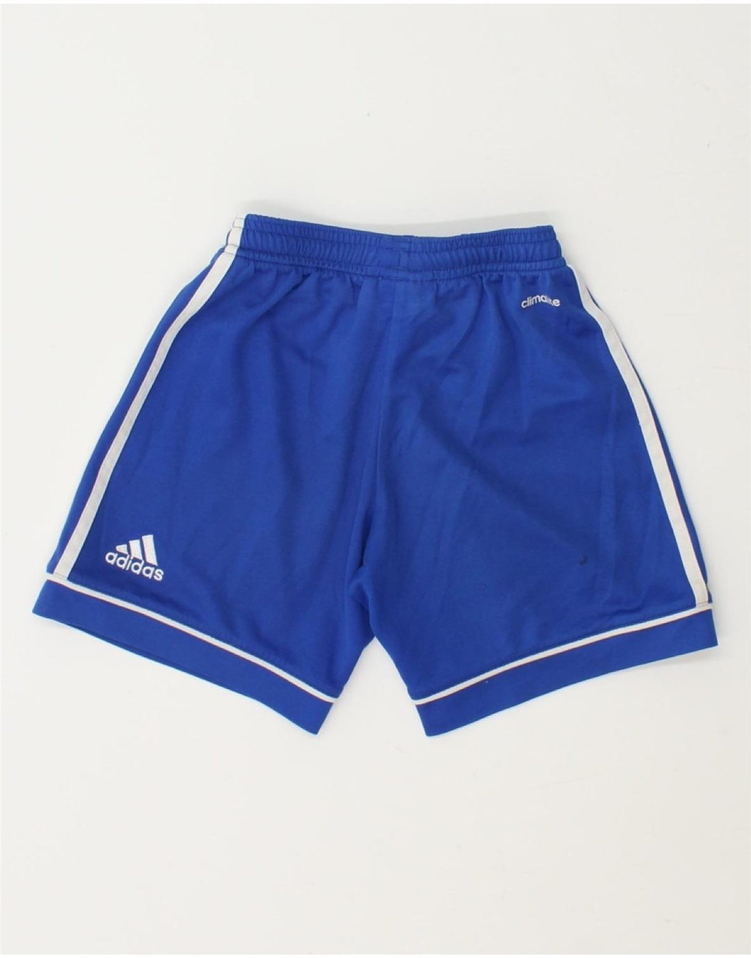 ADIDAS Boys Climalite Sport Shorts 7-8 Years  Blue Polyester Vintage Adidas and Second-Hand Adidas from Messina Hembry 