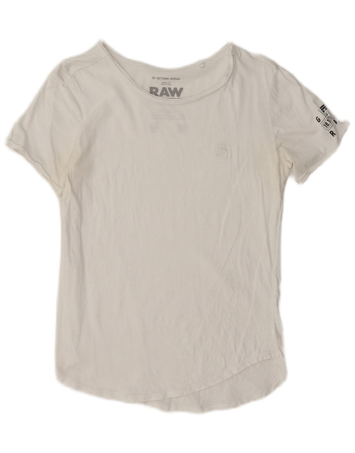 Tricou grafic G-Star pentru bărbați Top mic alb