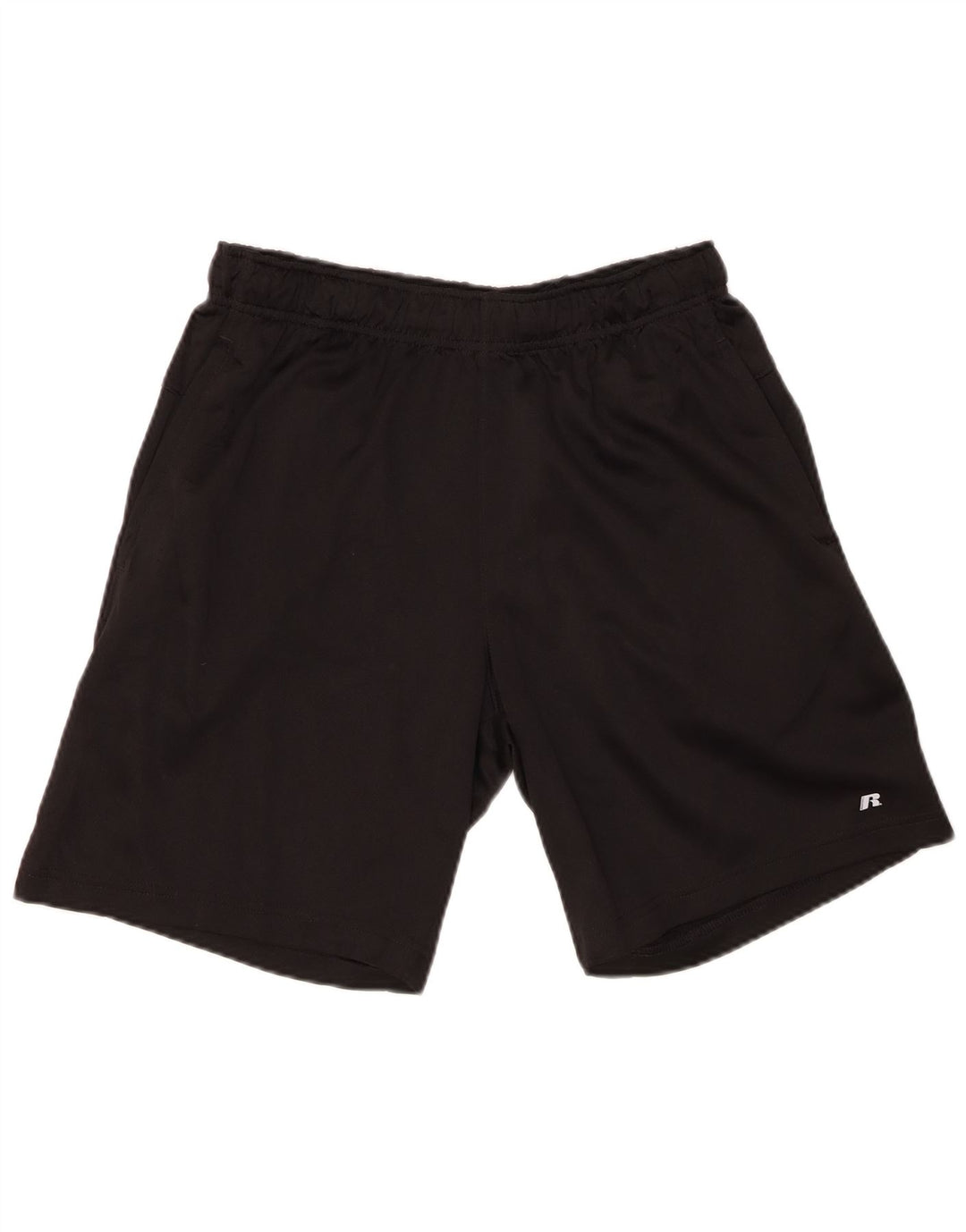 Pantaloni scurți sport Dri-Power pentru bărbați RUSSELL ATHLETIC, poliester mediu negru