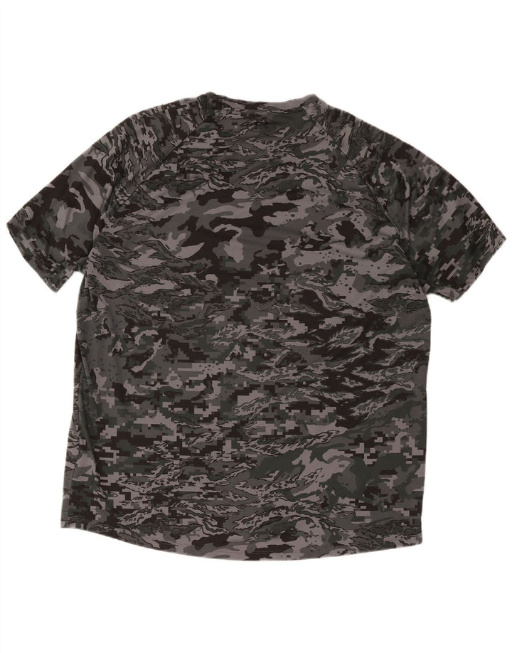 Tricou pentru bărbați Under Armour Top 2XL Gri poliester camuflaj