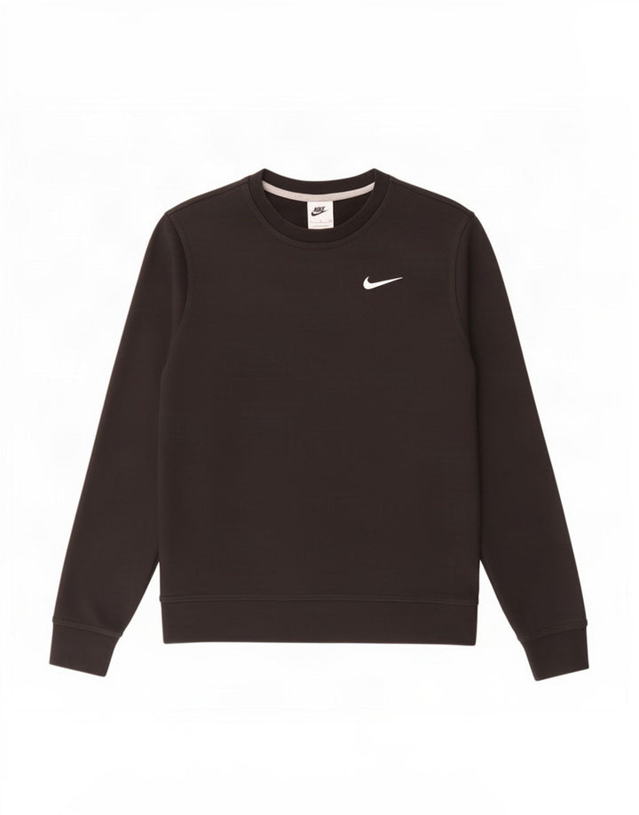 Pulover Nike pentru bărbați, bumbac mic, negru