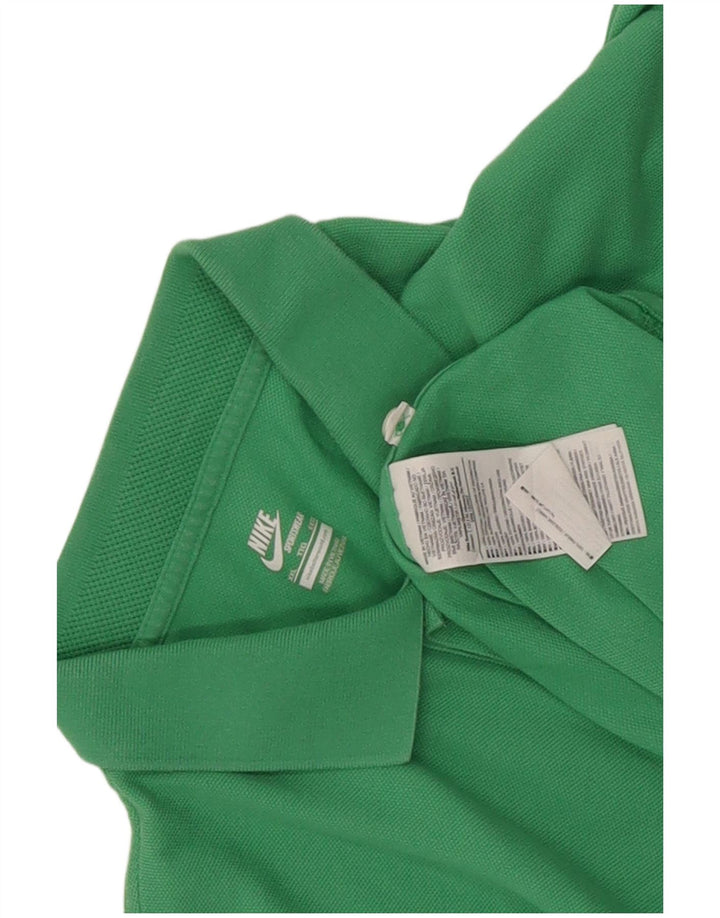 Tricou polo Nike pentru bărbați 2XL, bumbac verde