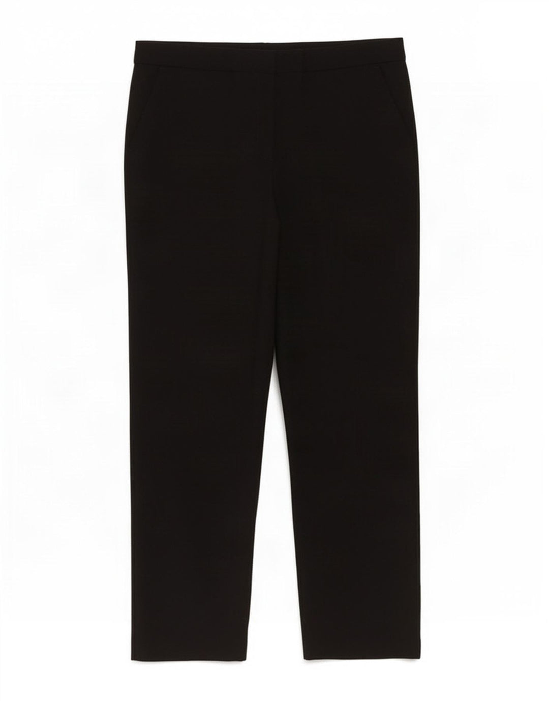 Pantaloni tăiați drept pentru femei Trussardi W32 L26 negri