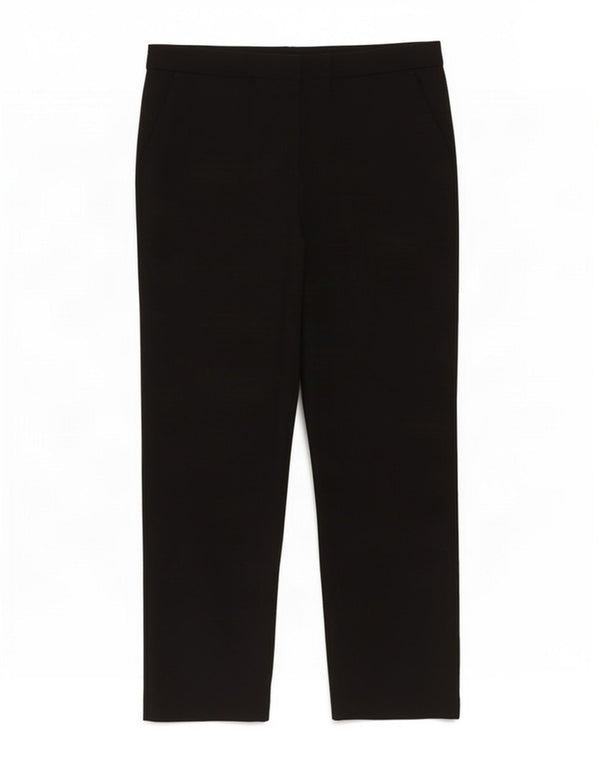 Pantaloni tăiați drept pentru femei Trussardi W32 L26 negri