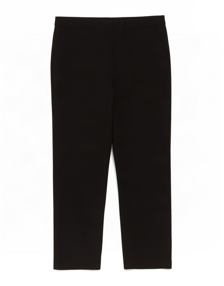 Pantaloni tăiați drept pentru femei Trussardi W32 L26 negri