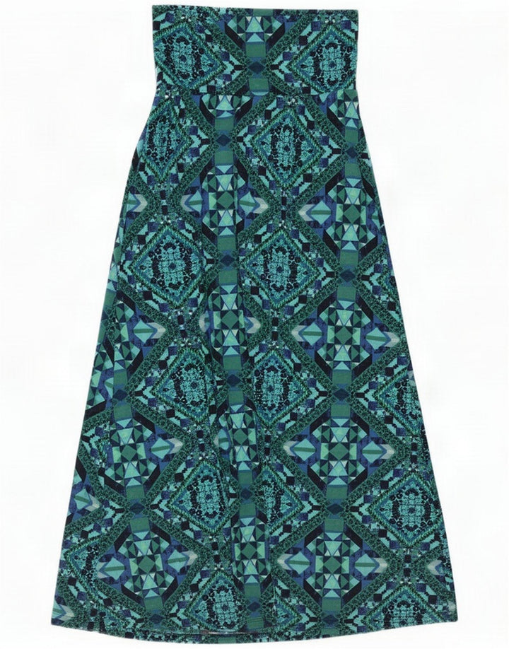 Fusta Maxi pentru femei Mossimo Medium W28 Poliester geometric multicolor