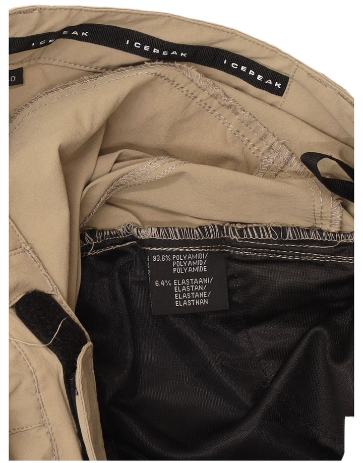 Pantaloni cargo pentru drumeții Icepeak pentru femei EU 40 Medium W30 L32 Kaki Poliester