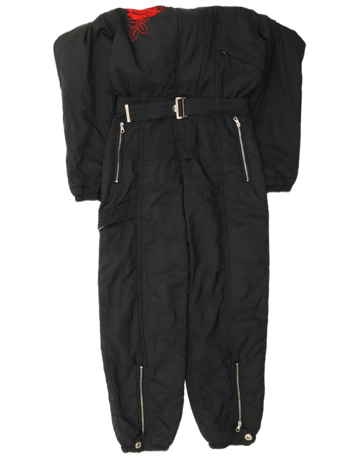 Salopetă de schi cu grafică Belfe pentru femei UK 14 Medium Navy Blue Marine