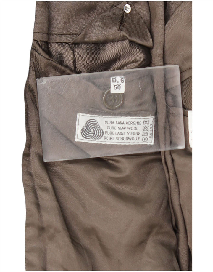 Jachetă vintage pentru bărbați cu 2 nasturi IT 50, lână nouă, cu carouri, verzi