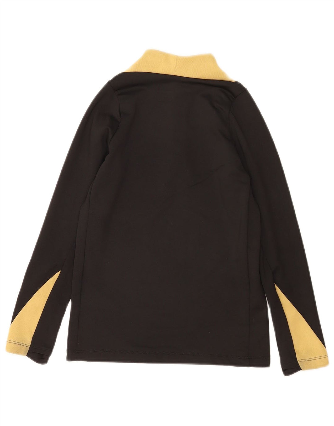 Trening pentru băieți Dri Fit, cu fermoar și gât, pulover, 8-9 ani, negru