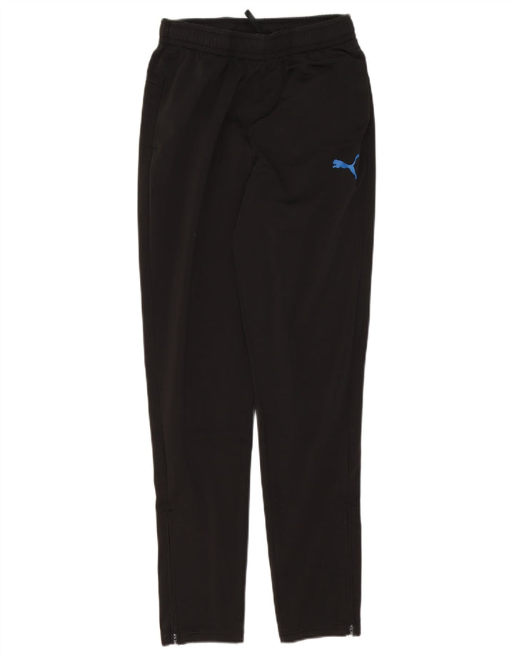 Pantaloni de trening Puma pentru baieti 13-14 ani poliester negru