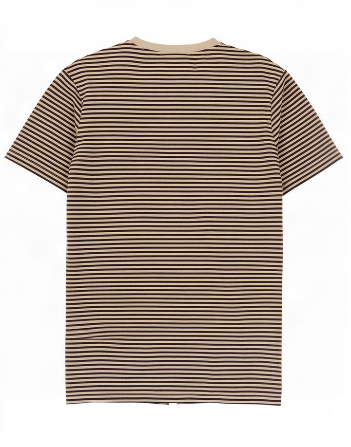 Tricou Fred Perry pentru bărbați Top mic, alb, bumbac cu dungi