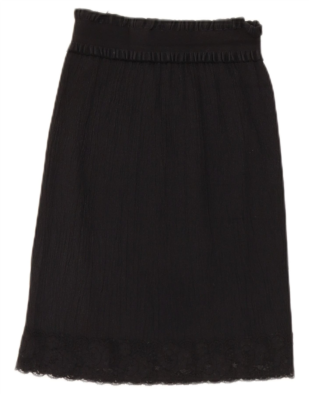 Fusta A-Line pentru femei Vintage W26 Small Black