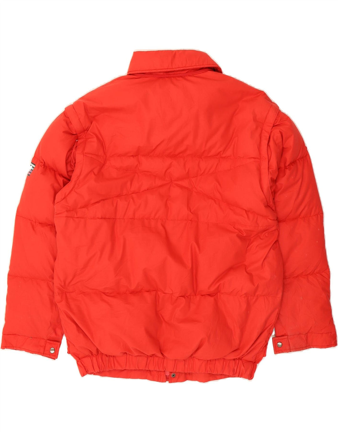 VINTAGE Mens Padded Jacket UK 36 Small Red Polyester Vintage Vintage and Second-Hand Vintage from Messina Hembry 