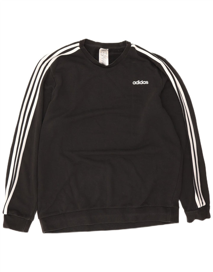 Hanorac pentru bărbați Adidas Jumper XL bumbac negru