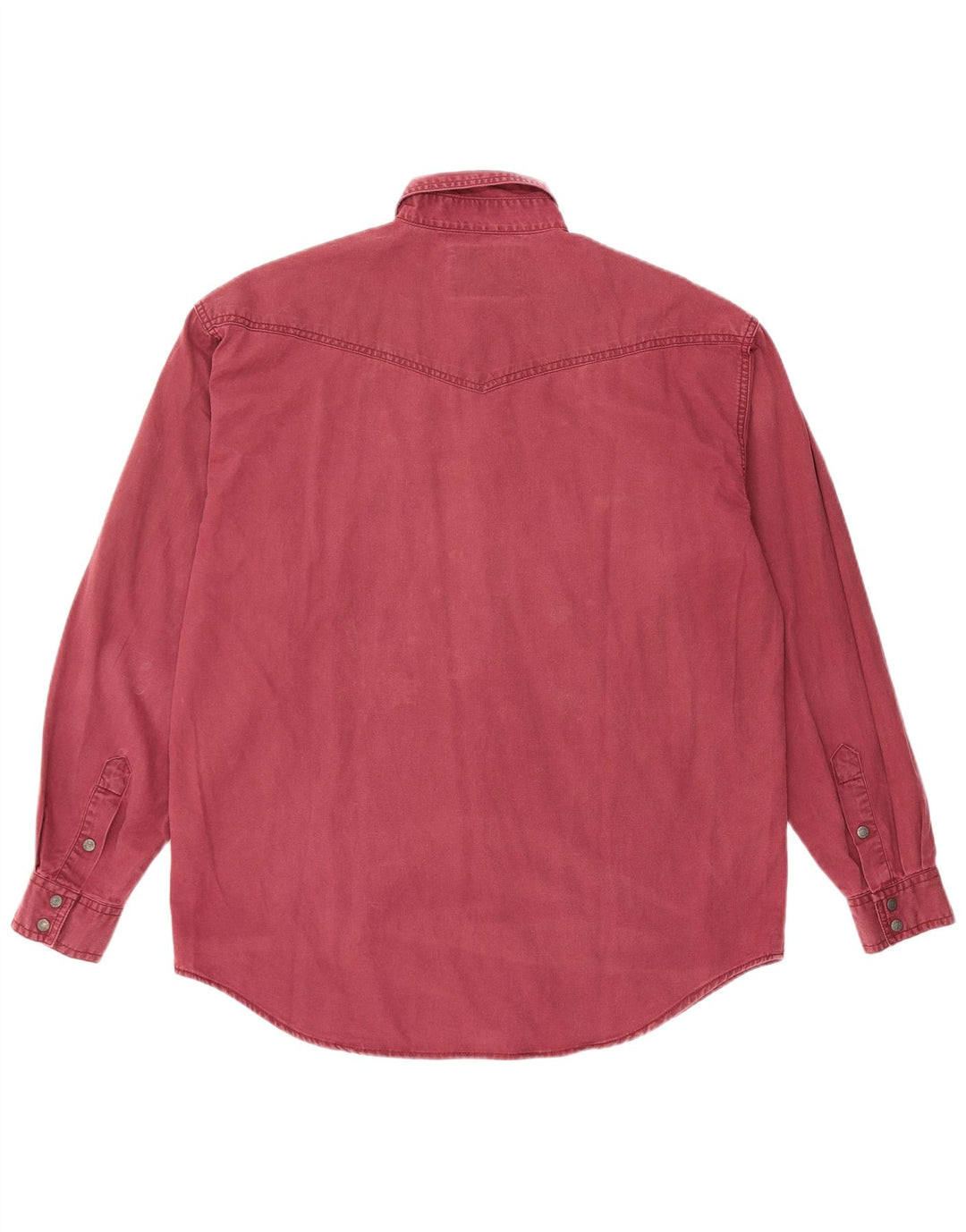 Cămașă pentru bărbați Wrangler Bumbac Burgundy Mediu