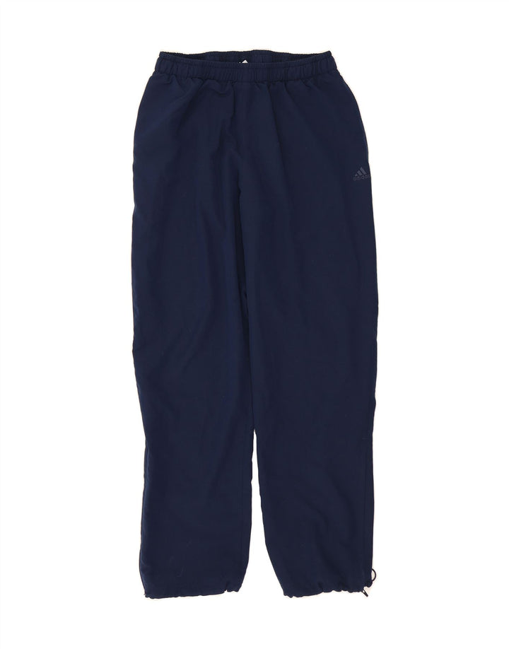 ADIDAS Mens Climalite Tracksuit Trousers Large Navy Blue Polyester Vintage Adidas and Second-Hand Adidas from Messina Hembry 