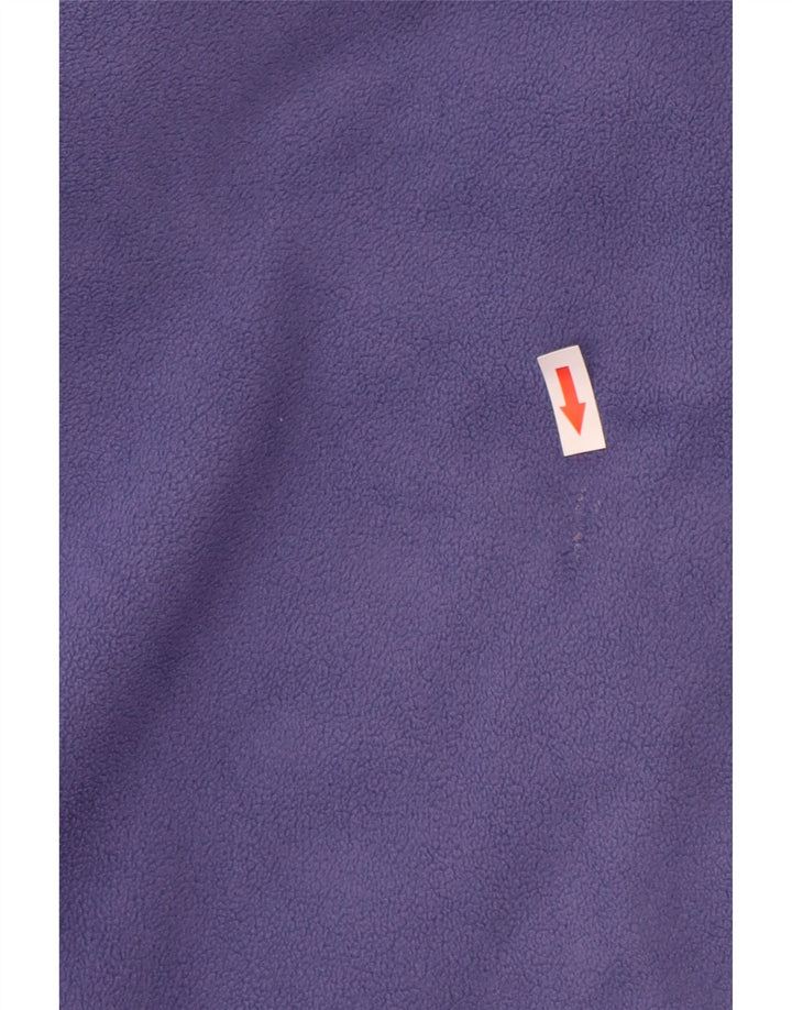 The North Face Mens Fleece Jacket UK 40 Large Purple Colourblock Poliester