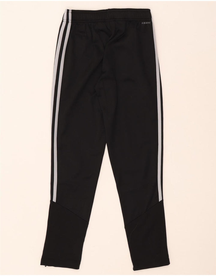 Pantaloni de trening Adidas baieti 11-12 ani poliester negru