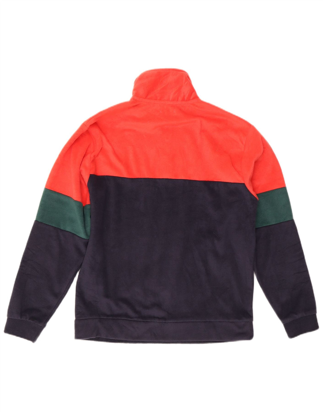 Pulover pentru bărbați Coveri, cu fermoar și gât, fleece, mediu multicolor