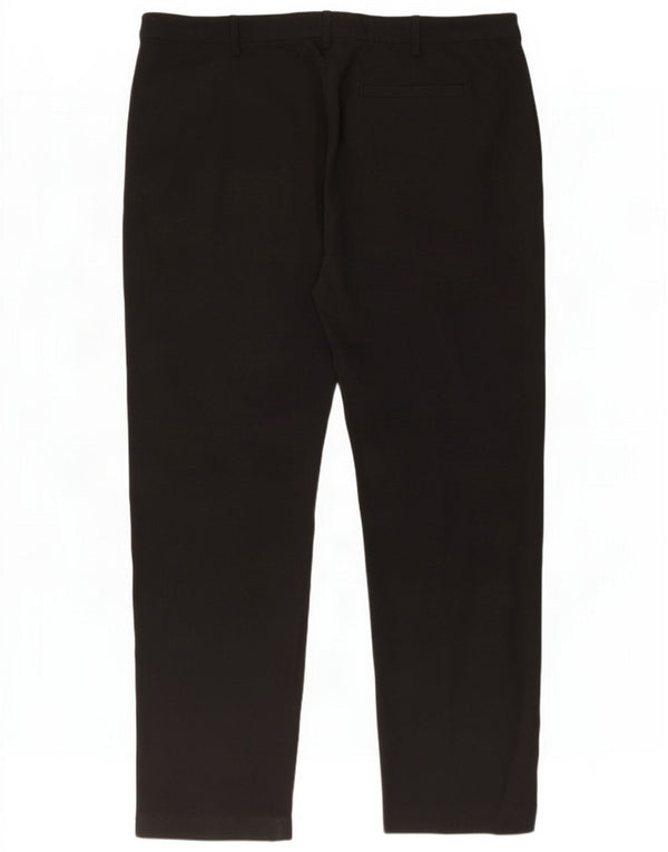 Marks & Spencer Pantaloni obișnuiți pentru femei UK 16 Large W34 L29 Black