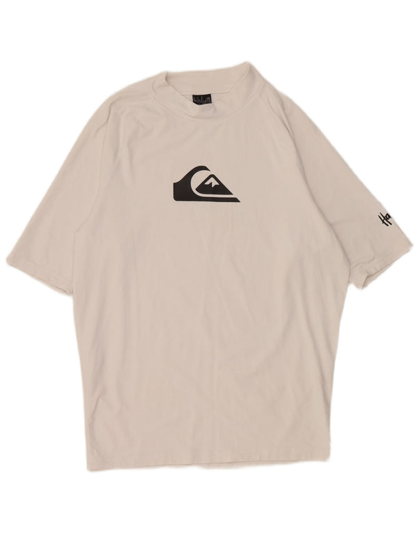 Tricou grafic Quiksilver pentru bărbați Top 2XL Nylon alb