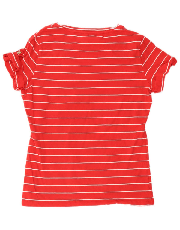 Tricou pentru femei Nautica Top UK 14 Bumbac cu dungi roșii medii
