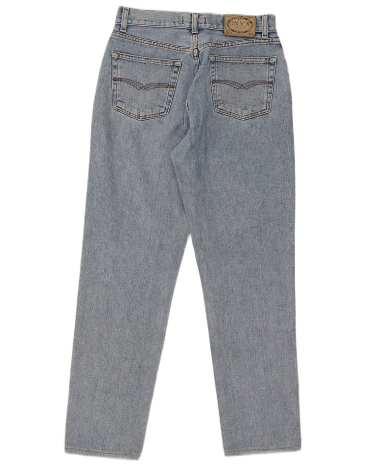 Blugi conici pentru femei Onyx W32 L29 Bumbac albastru