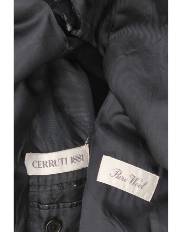 Pardesiu Cerruti 1881 pentru bărbați UK 38 Medium Bleumarin Lână virgină